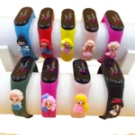 Hot Sell Girls Boy Silicone Watch Kids LED Cartoon Touch Watch Children Silicone Bracelet Waterproof Digital Watch