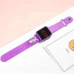 Cartoon Doll Children's LED Touch Wristwatch Sports Bracelet Gift for Boys and Girls Luxury Dial Display for Kids-LED electronic watch / 12