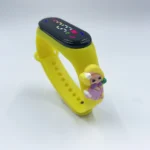 Hot Sell Girls Boy Silicone Watch Kids LED Cartoon Touch Watch Children Silicone Bracelet Waterproof Digital Watch-fashion / Black