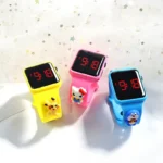 Cartoon Doll Children's LED Touch Wristwatch Sports Bracelet Gift for Boys and Girls Luxury Dial Display for Kids