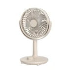 High-End 360° Rotatable Mini Desktop Fan with Knob Speed Control, Quiet USB Cooling Fan for Home, Office, and Bedroom
