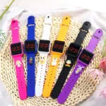 Cartoon Doll Children's LED Touch Wristwatch Sports Bracelet Gift for Boys and Girls Luxury Dial Display for Kids - Image 3